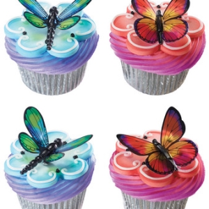 Dragonfly & Butterfly DecoPics 36 CT
