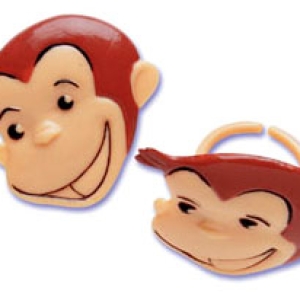 Curious George Rings 1 1/2″ 144 CT