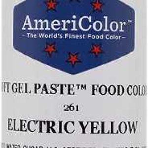Electric Yellow 4 1/2 OZ Soft Gel Paste