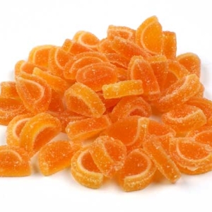 Orange Fruit Slices Mini 5 LB