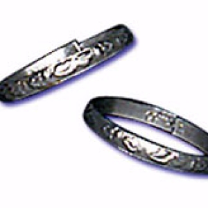 Silver Rings 3/4″ 144 CT