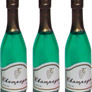 Champagne Bottle Picks 3″ 24 CT