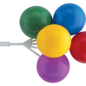 Balloon Cluster Lg Assorted 5″ 36 CT