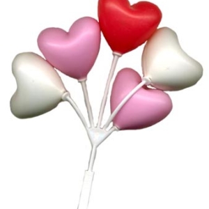 Balloon Cluster Hearts 4 1/2″ 36 CT