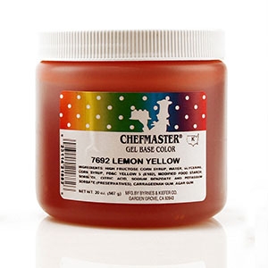 Lemon Yellow 16 Fluid OZ Gel Paste