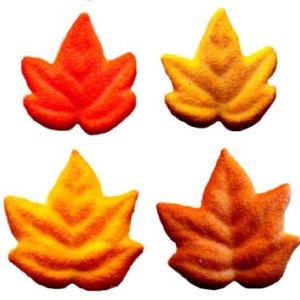 Fall Leaves Assorted Dec-Ons 188 CT
