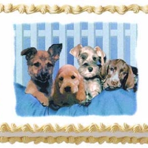 Puppies Edible Image 12 CT