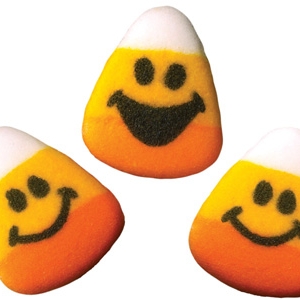 Candy Corn Faces Dec-Ons 174 CT