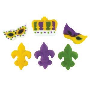 Mardi Gras Party Assorted Dec-Ons 120 CT