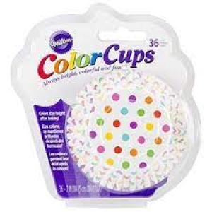 Dots Rainbow Baking Cups 36 CT