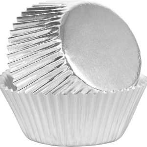 Silver Foil Party Cups 2″ 24 CT