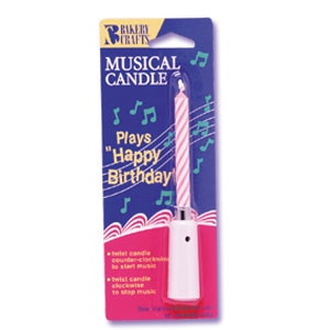 Musical Birthday Candles 2 1/2″ 36 CT