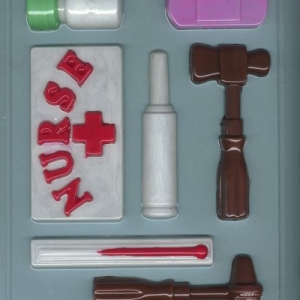 Nurse Set Candy Mold 7 CAV