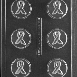 Ribbon on Cookie Candy Mold 6 CAV