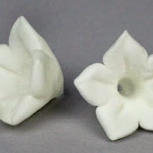 Hyacinth Flower White 1″ 100 CT