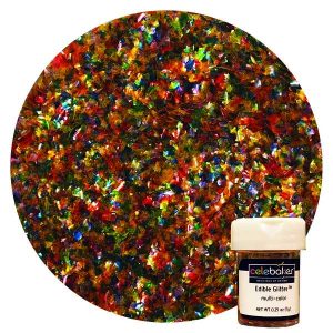 Multi Color Edible Glitter 1/4 OZ