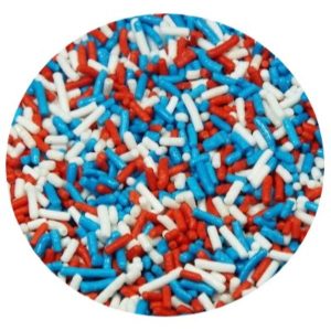 Red, White & Blue Jimmies 6 LB