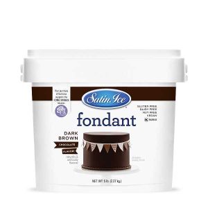 Chocolate Satin Ice Fondant 5 LB