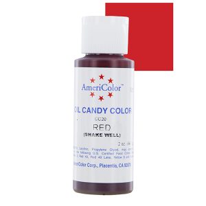 Red 2 OZ Candy Color Americolor