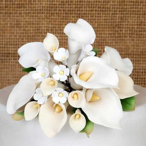 Calla Lily Topper Large Ivory EA