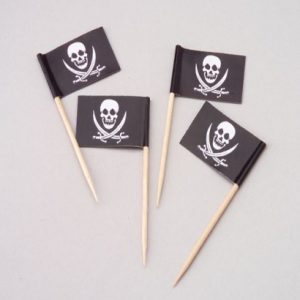 Pirate Flag Picks 2 1/2″ 144 CT