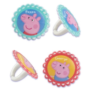 Peppa Pig Rings 1 1/2″ 144 CT