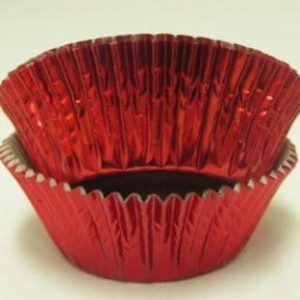 Mini Red Foil Cups 1 1/4B 7/8W 500 CT