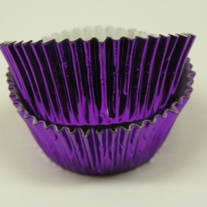 Mini Purple Foil Cups 1 1/4″B 3/4″W 500 CT