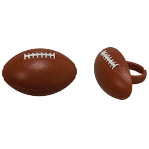 Football 3D Cupcake Rings 144 CT