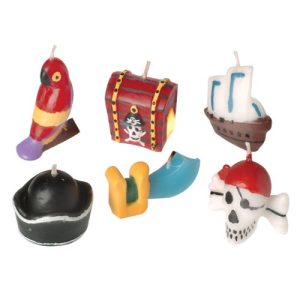 Pirate Candles 2 1/2″ 6 CT