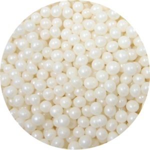 Sugar Pearls White 4mm 11 LB