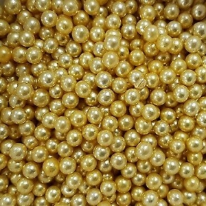 Gold Dragees #3 (6mm) 2 LB
