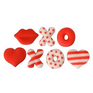 Love Letters Assorted Dec-Ons 1″ 112 CT