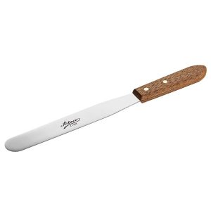 Straight Spatula Wooden Handle 8″ x 1.25″ blade