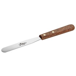 Straight Spatula Wooden Handle 4.25″ x .75″ blade