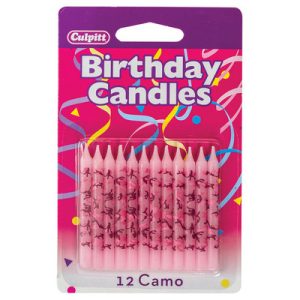 Pink Camo 2 1/2″ 12 PCS 12 CT