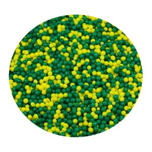 Green & Yellow Mix Nonpareils 8 OZ