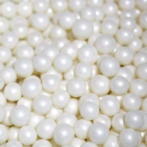 Sugar Pearls White 10mm 2 LB