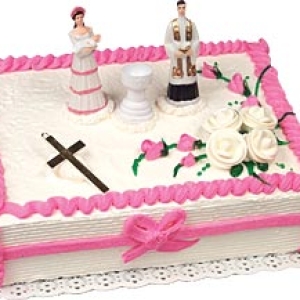 Christening Girl Cake Kit 6 CT