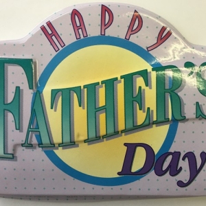 Happy Fathers Day Cake Plaques 12 CT