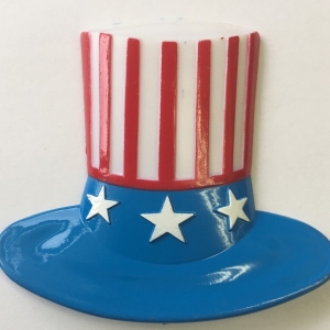Uncle Sam Hat 3″ 24 CT