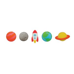 Outer Space Assorted Dec-Ons 3/4″ – 1 3/4″ 80 CT