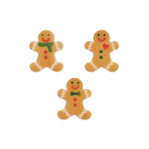 Gingerbread Man Assorted Dec-Ons 1 1/4″ 90 CT