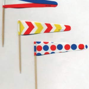 Pennant Flag Pick Assorted 144 CT