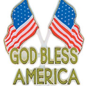 God Bless America w/flags  2 1/2 48 CT