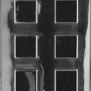 Squares 1 /78 x 1 7/8 x 3/8″ Candy Mold 6 CAV