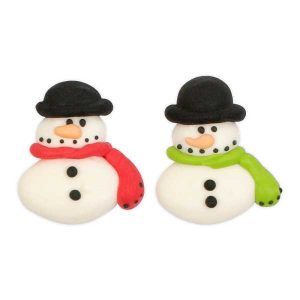 Snowman with hat Royal Icing 144 CT