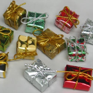Wrapped Presents Fancy Shapes 48 CT