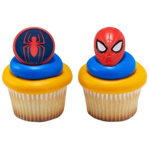 Spider-Man Spider and Mask Ring Printed 144 CT