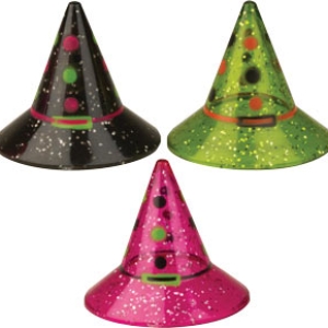 Witch Hat Mini Toppers 72 CT